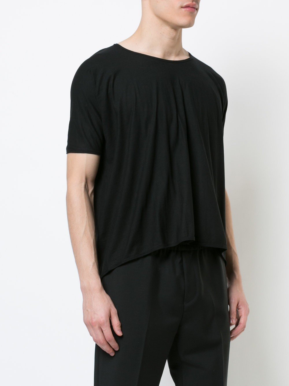 Black Fine Jersey Tee