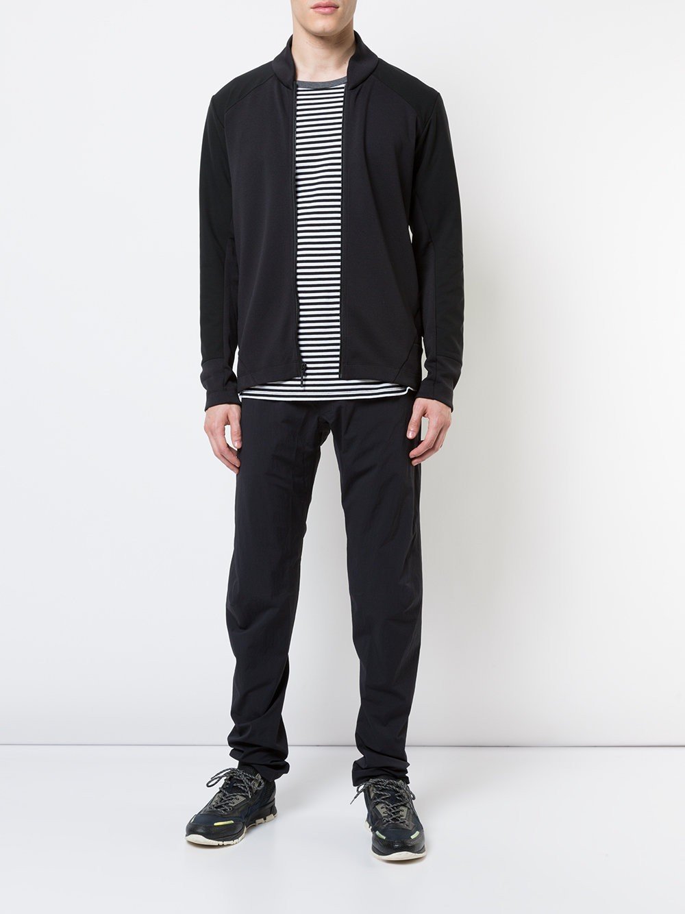 Graph Cardigan Black