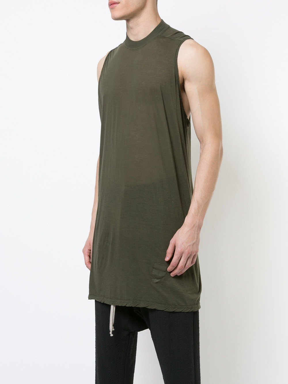 Racer Back Long Tank Forest