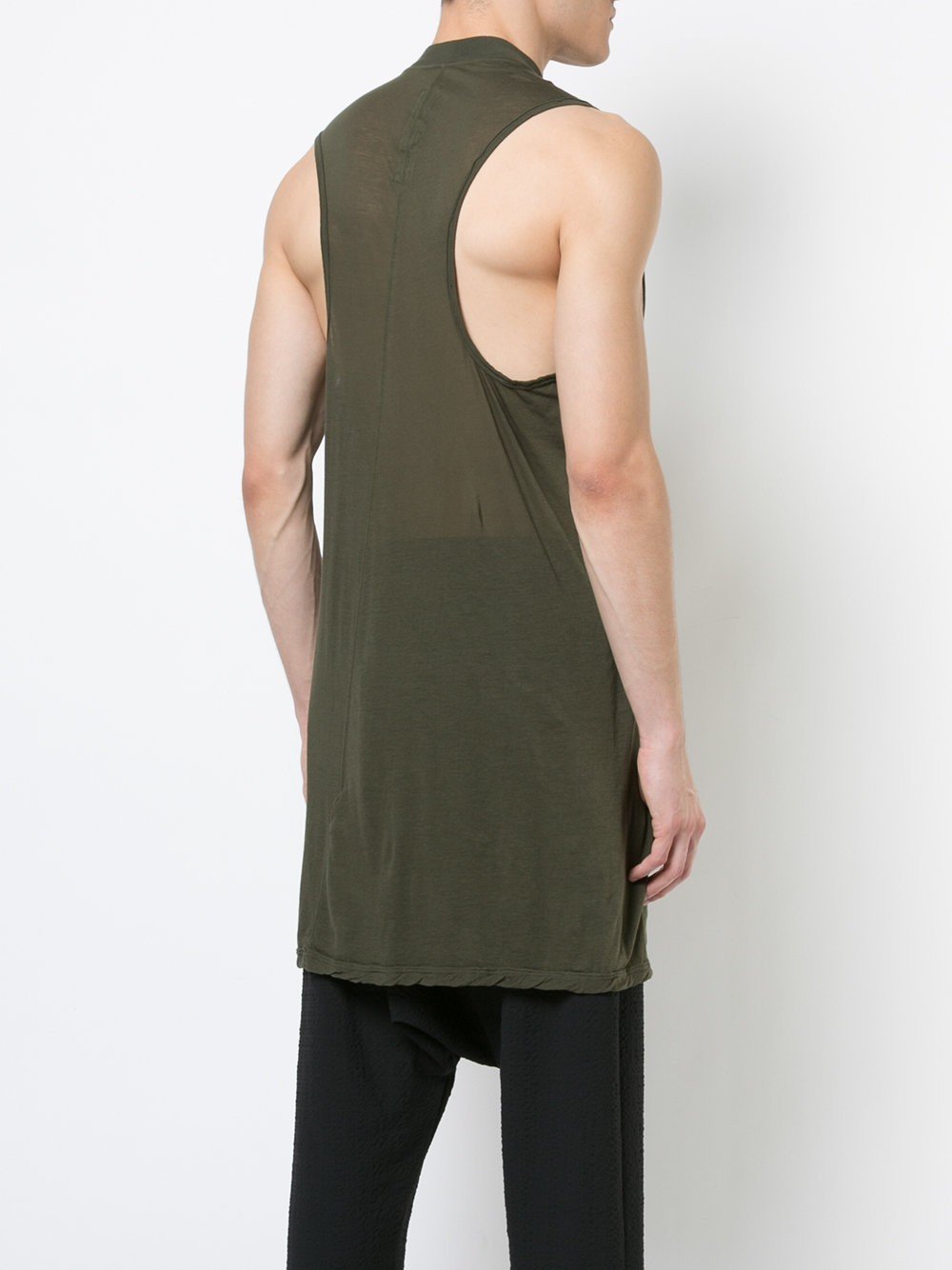 Racer Back Long Tank Forest