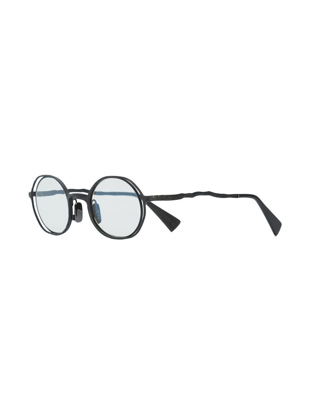 Maske H11 45-22 Black Matte Sunglasses Green Lens