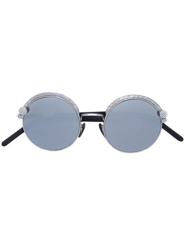 Z1 Silver Metal Round Sunglasses