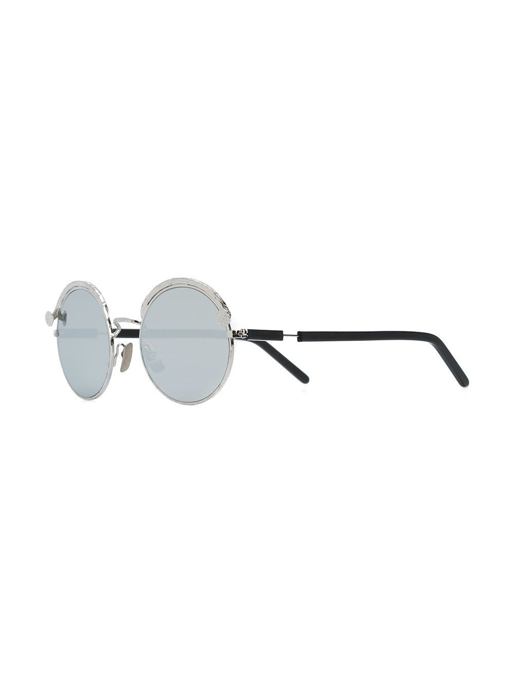 Z1 Silver Metal Round Sunglasses