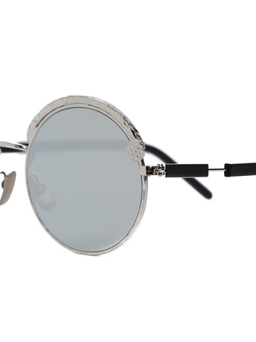 Z1 Silver Metal Round Sunglasses