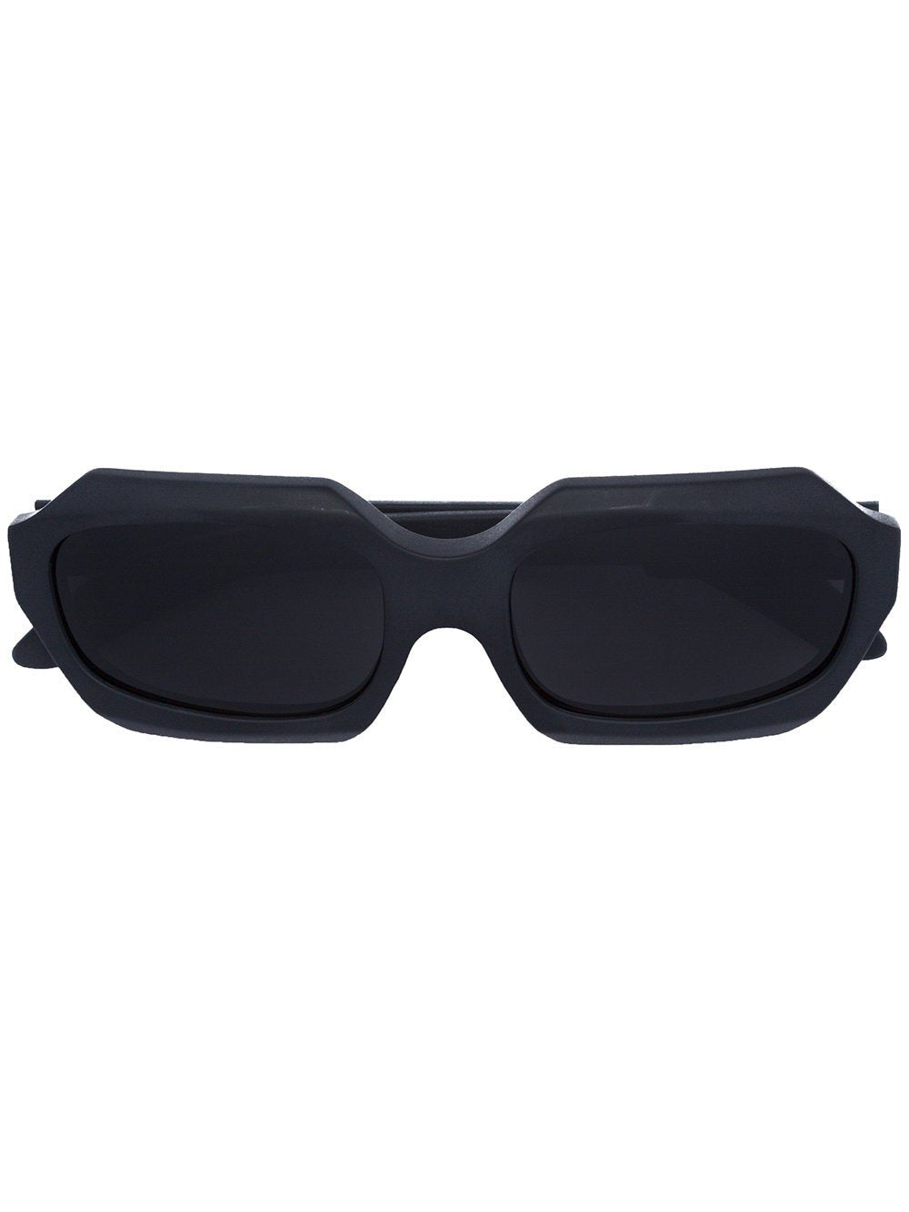 Maske X2 Matte Black Rectangular Frame Sunglasses