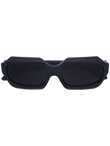 Maske X2 Matte Black Rectangular Frame Sunglasses