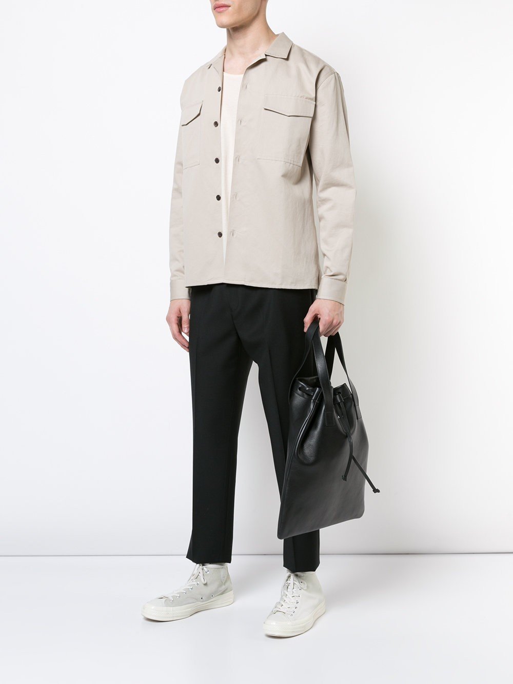 Cabas Leon Tote Bag Noir