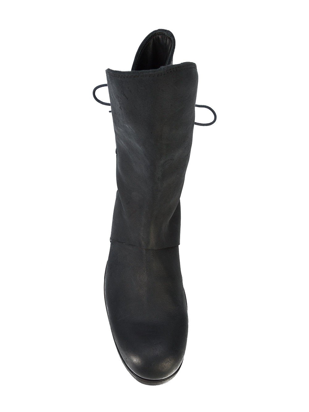 Black Antelope Leather Boot