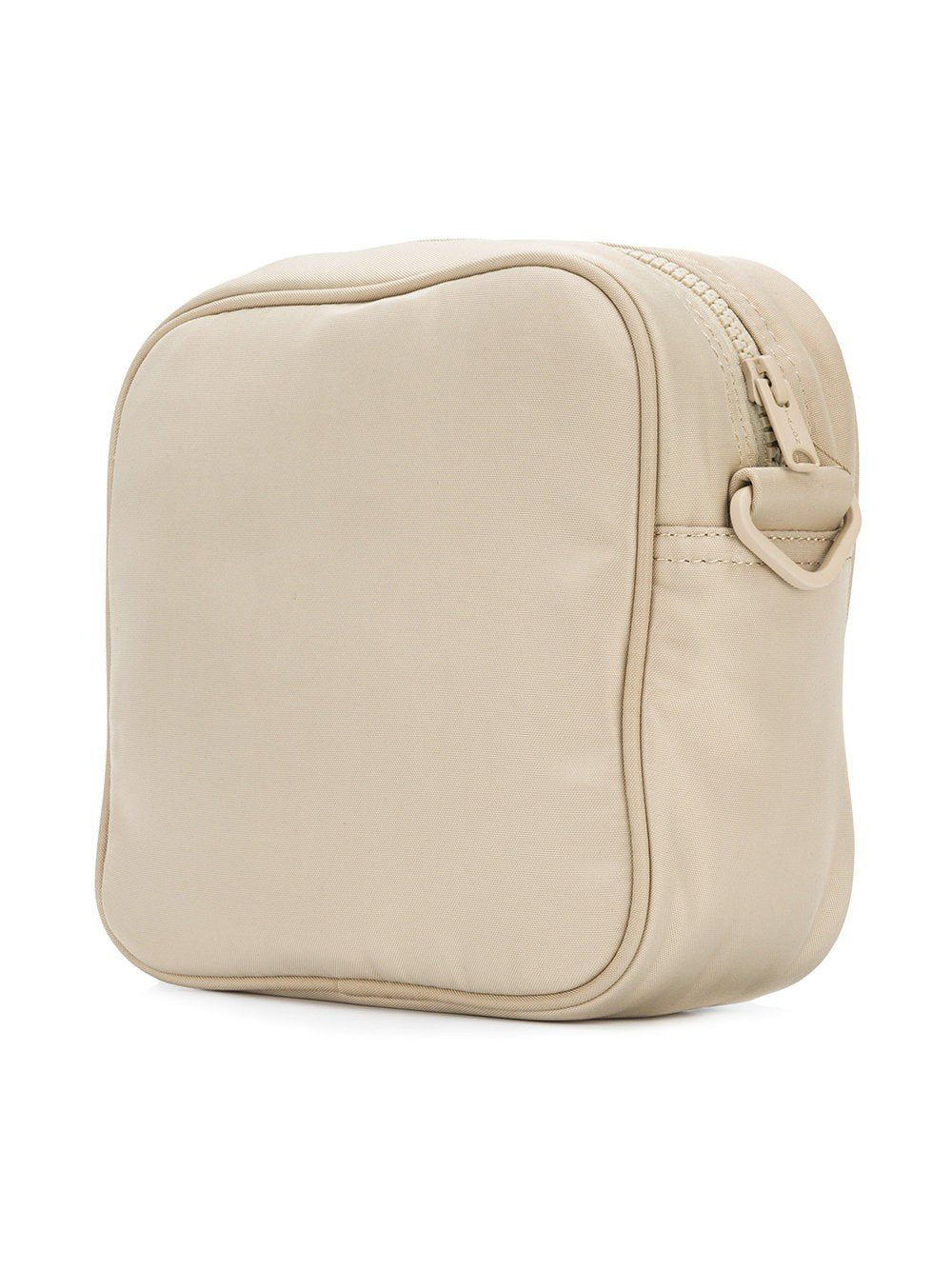 Unisex Cross Body Bag Square Taupe