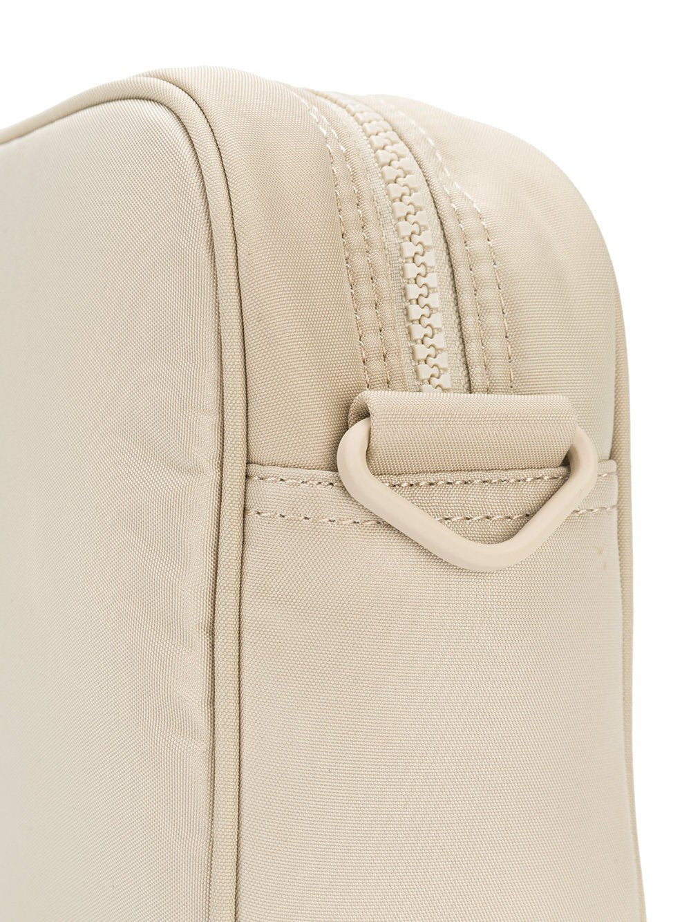 Unisex Cross Body Bag Square Taupe
