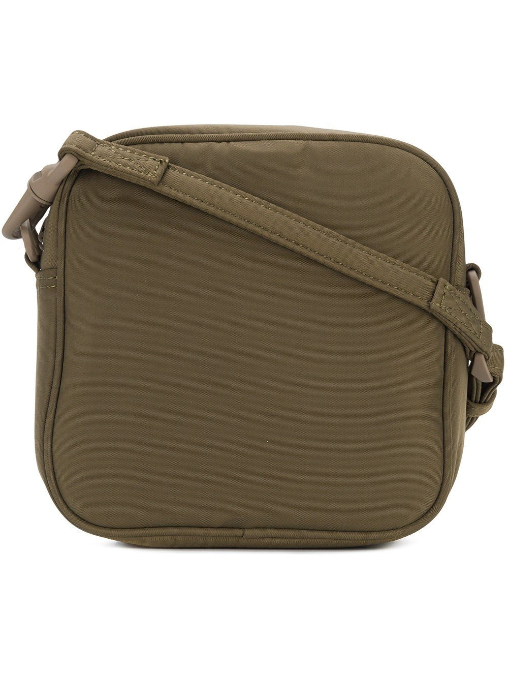 Unisex Cross Body Bag Square Kaki