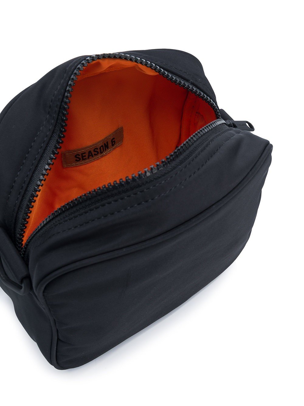 Unisex Cross Body Bag Square Black