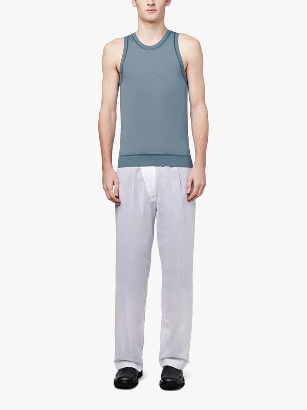 Sleeveless Wool Vest