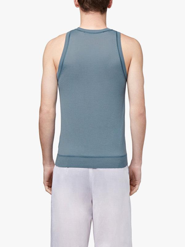 Sleeveless Wool Vest